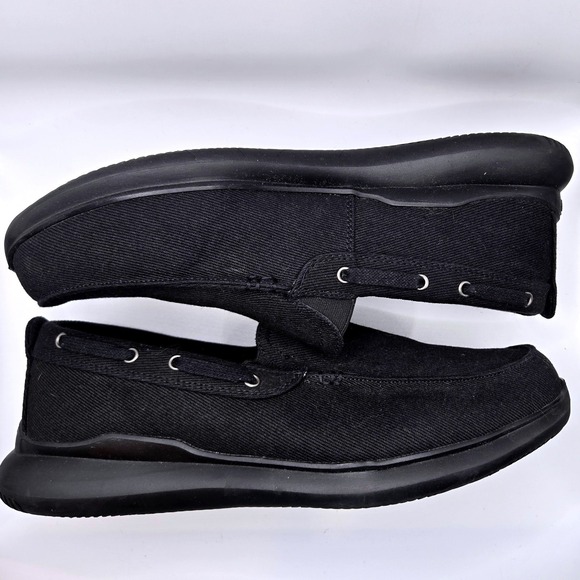 Propet MCX044C Men's Black Canvas Slip On Loafer Shoes Size 11 XX 5E - Picture 3 of 13